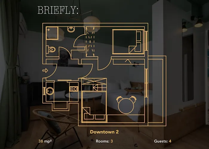 Downtown By Urbanesq Lejlighed Bukarest